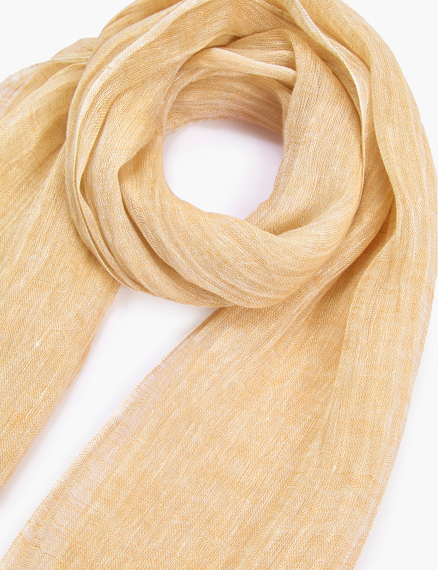 Желтый женский шарф MASCOTTE 766-3109-2718 | ракурс 3