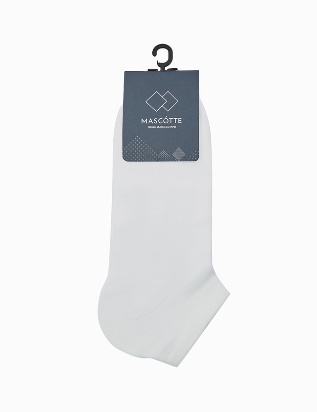 Белые мужские носки MASCOTTE MF932-01 | ракурс 2