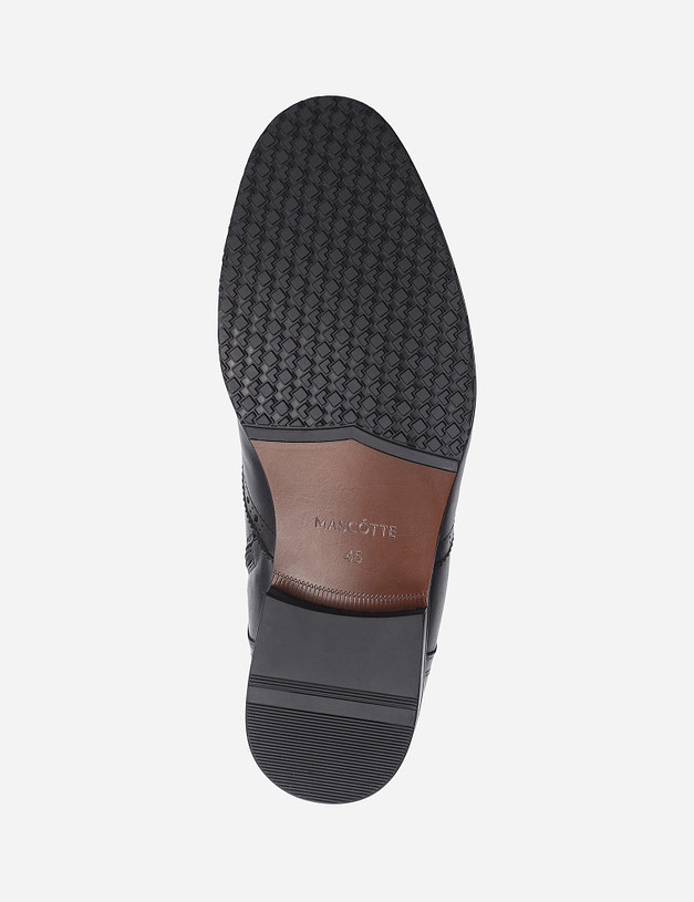 Черные мужские ботинки MASCOTTE 128-124432-0102 | ракурс 5