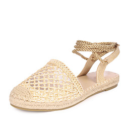 145-51WK-079T Туфли женские текстиль/б.п. беж, INSTREET