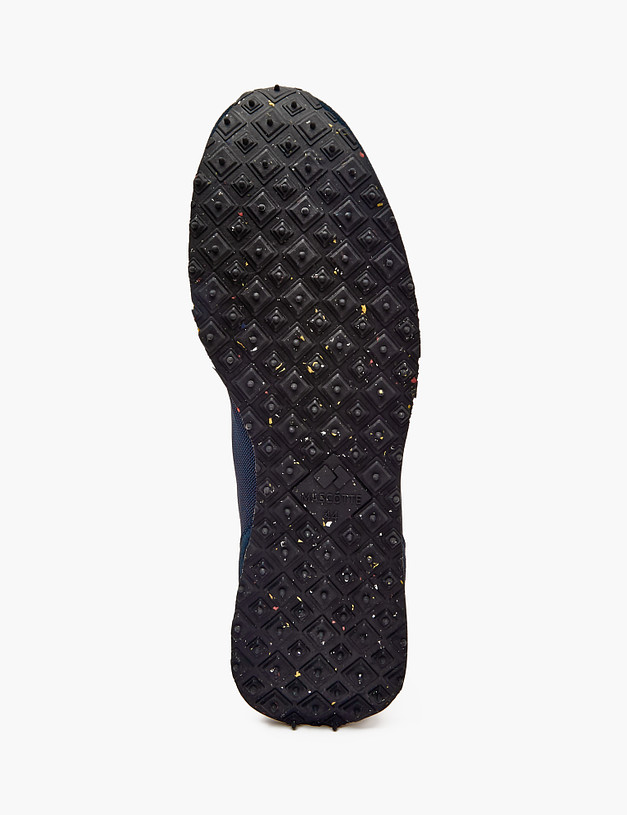 Синие мужские кроссовки из текстиля и велюра MASCOTTE 189-4191122-0203 | ракурс 5