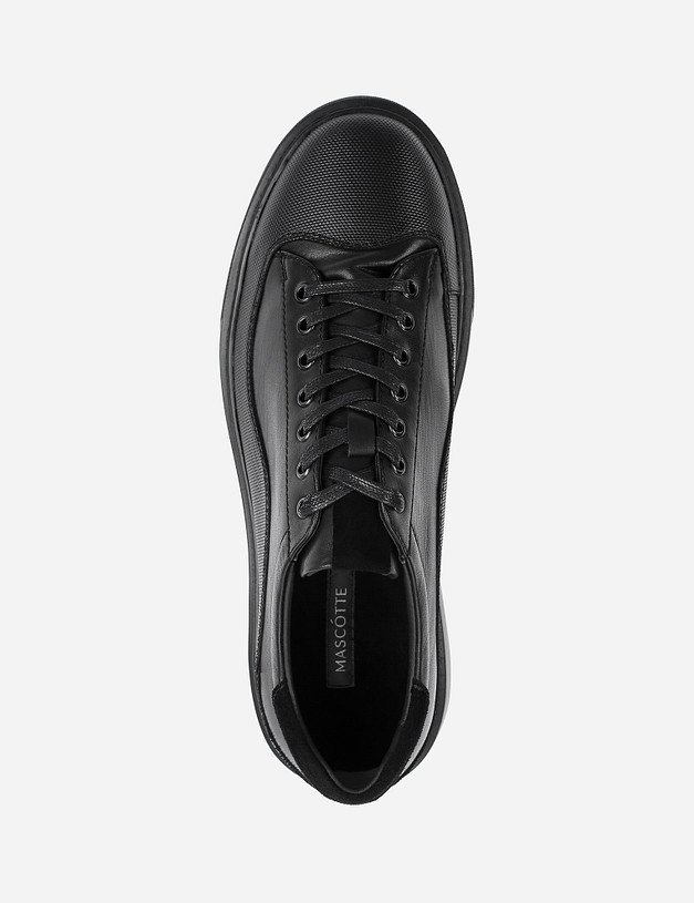 Черные мужские кроссовки MASCOTTE 22-1293421-3128M | ракурс 5