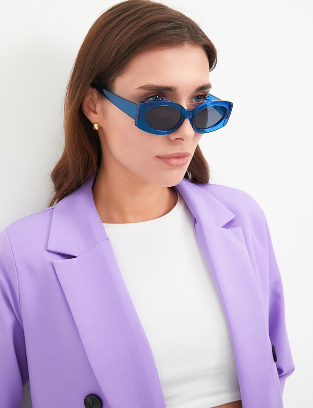 Синие женские очки MASCOTTE 753-4109-7703 | ракурс 1