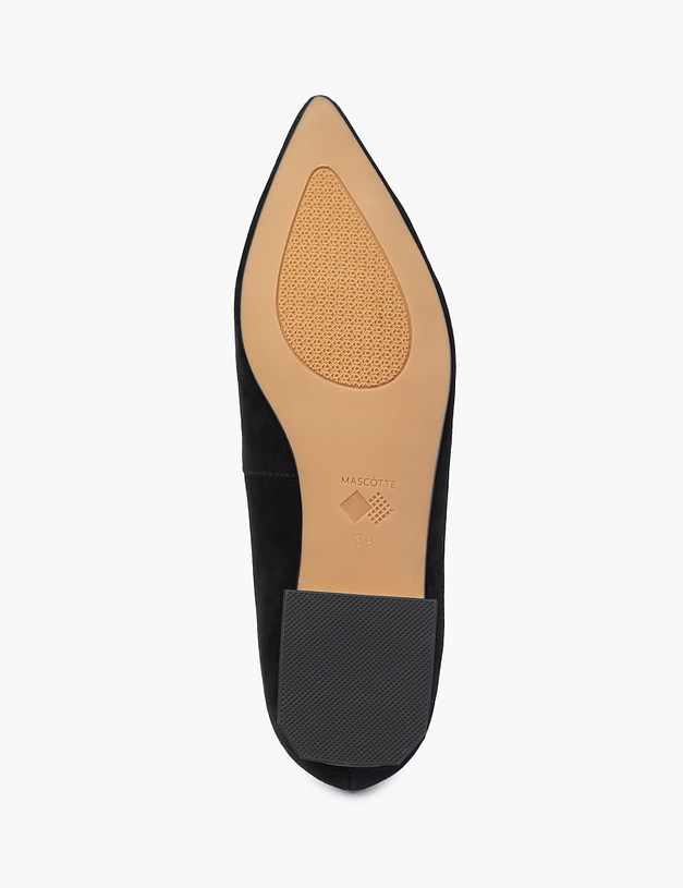 Велюровые женские туфли с акцентом на каблук MASCOTTE 233-210311-3605M | ракурс 5