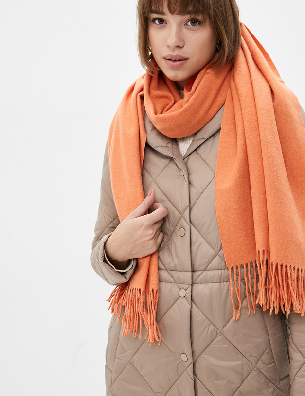 Оранжевый женский шарф MASCOTTE 766-1216-2416 | ракурс 1