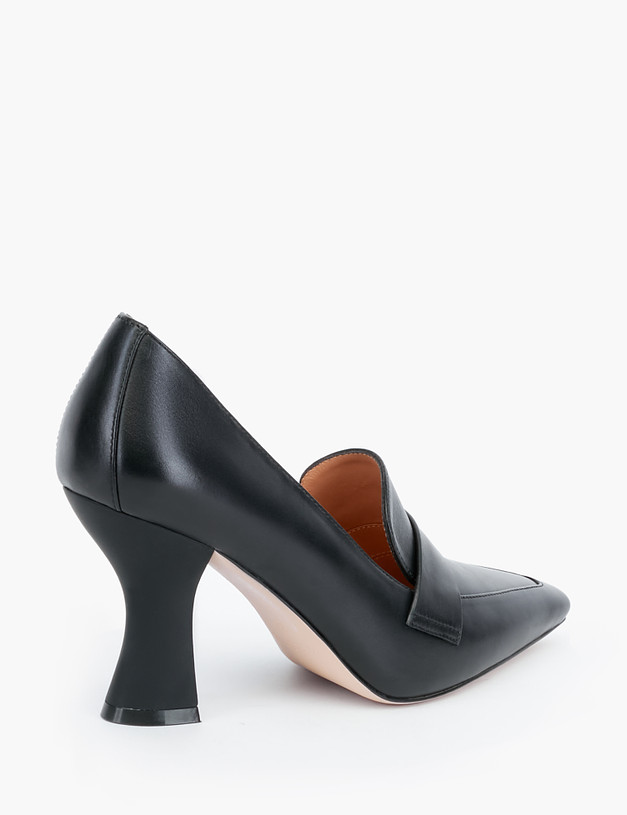Черные женские туфли на выгнутом каблуке MASCOTTE 09-2140112-3410M | ракурс 4