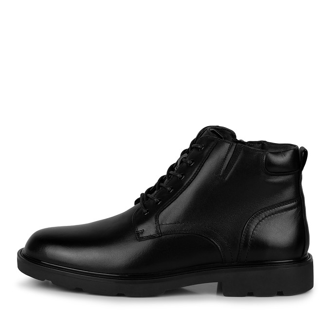 Мужские черные ботинки из кожи "Томас Мюнц"