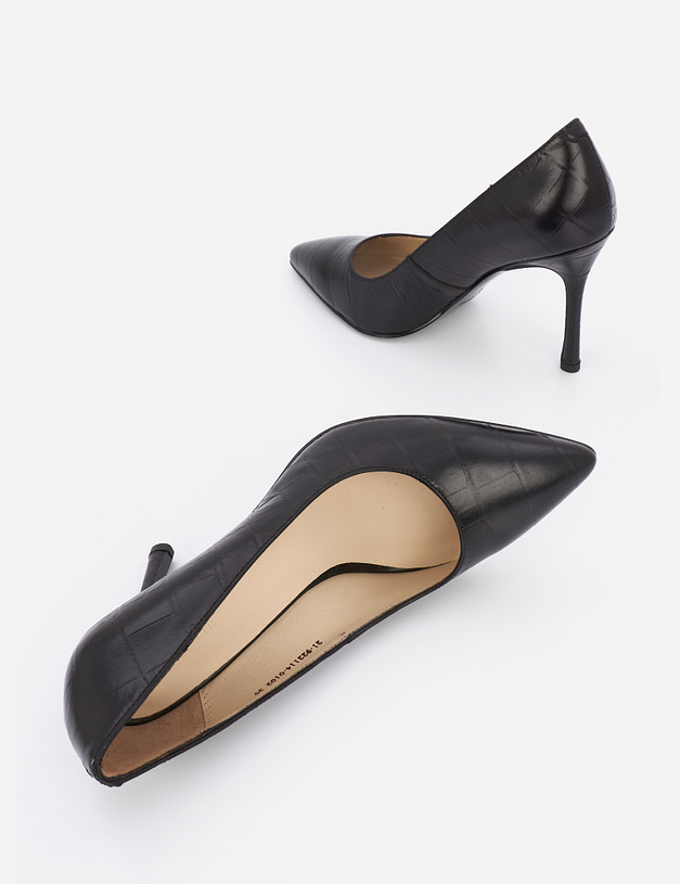 Черные женские туфли MASCOTTE 21-922114-0102 | ракурс 7
