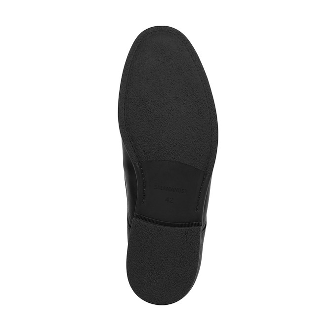 Черные кожаные мужские классические туфли «Саламандер»