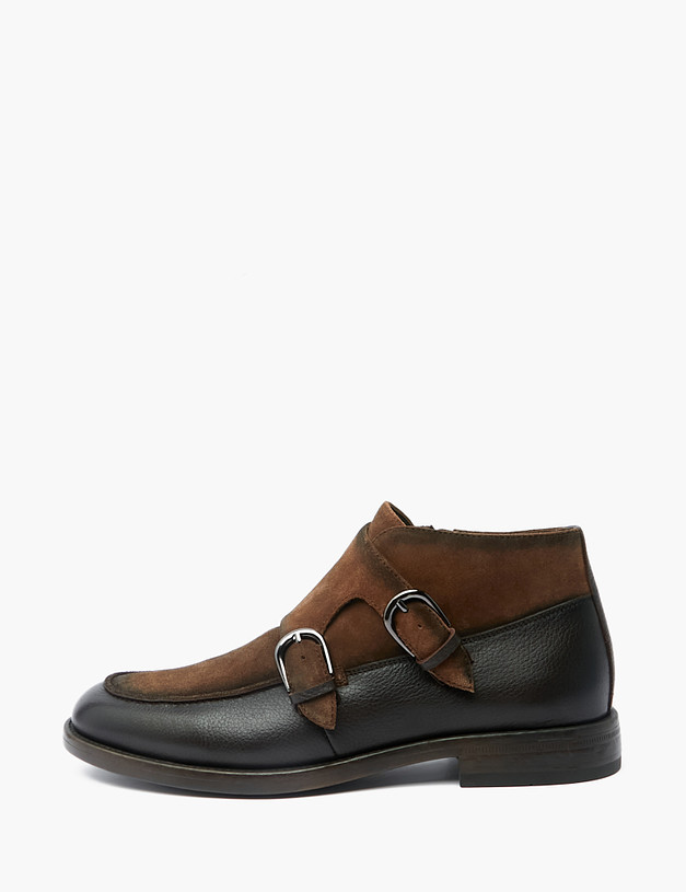 Акцентные коричневые мужские ботинки MASCOTTE 22-221023-3207M | ракурс 1