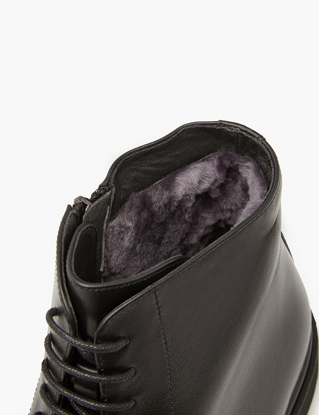 Черные мужские зимние ботинки MASCOTTE 128-222533-0102 | ракурс 6