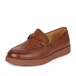 77-52WA-001VK Туфли женские кож.спилок/нат.кожа-текстиль корич, Zenden