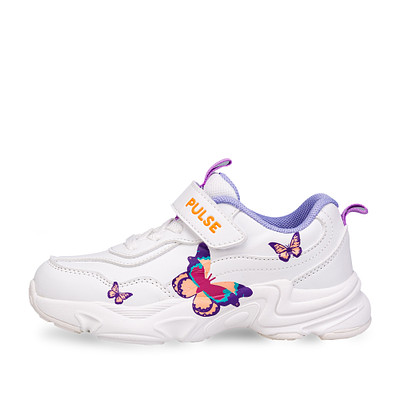 Кроссовки для девочек Pulse 58-31GO-830ST, цвет белый, размер 28 - фото 3