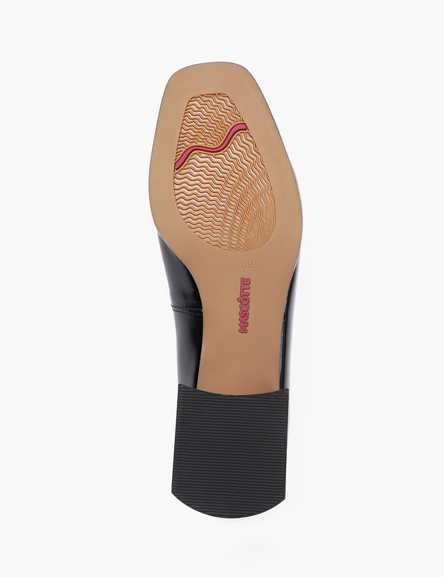 Лаковые женские туфли на низком каблуке MASCOTTE 21-211512-0102 | ракурс 5