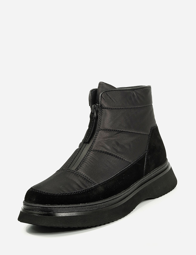 Черные мужские ботинки дутики MASCOTTE 22-1210624-3205M | ракурс 3