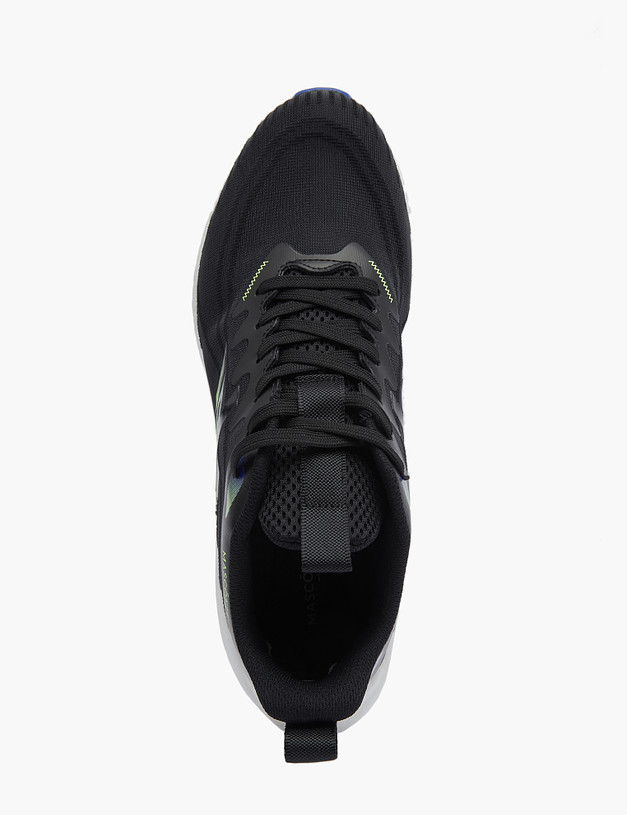 Черные мужские кроссовки из текстиля MASCOTTE 189-313521-0202 | ракурс 5