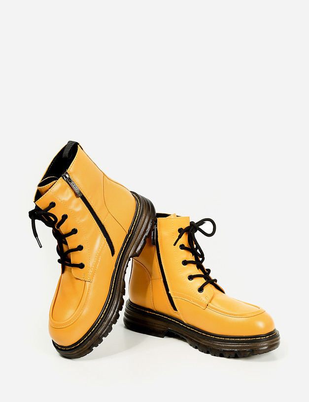 Желтые женские ботинки MASCOTTE 78-120432-4130M | ракурс 8