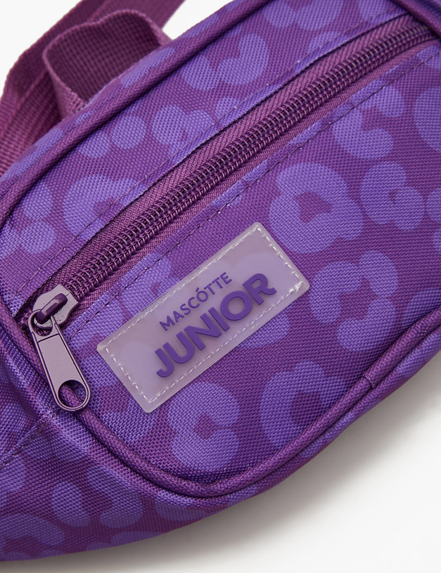 Фиолетовая детская поясная сумка MASCOTTE 877-4106-217 | ракурс 3