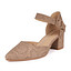 91-51WB-027ST Туфли женские и.кожа/текстиль корич, INSTREET