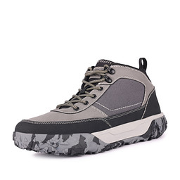 189-42MV-158SR Ботинки для активного отдыха мужские и.кожа-текстиль/ворс.ткань серый-черн, Quattrocomforto
