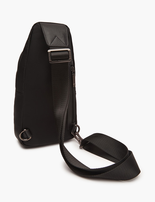 Черная мужская сумка-слинг MASCOTTE 604-3224-202 | ракурс 3