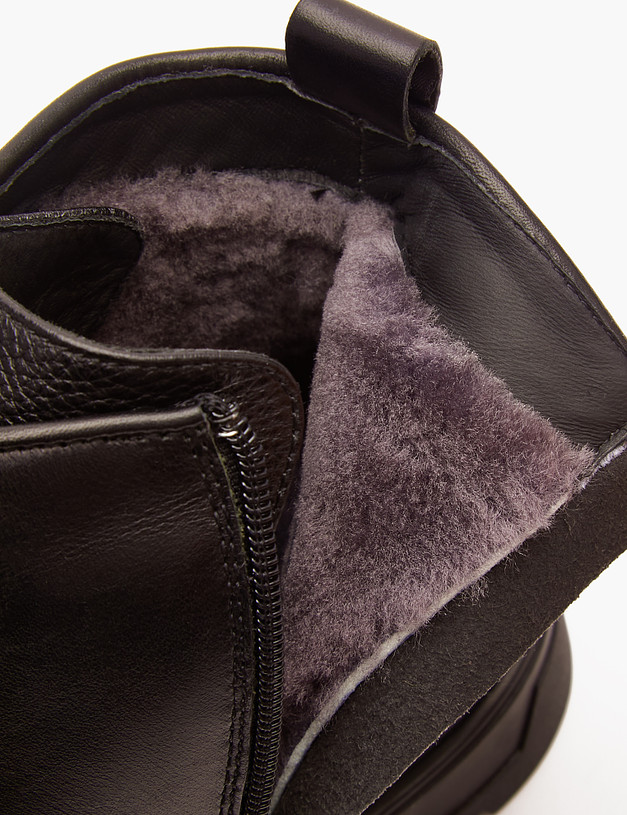 Черные мужские зимние ботинки MASCOTTE 128-321332-0102 | ракурс 6