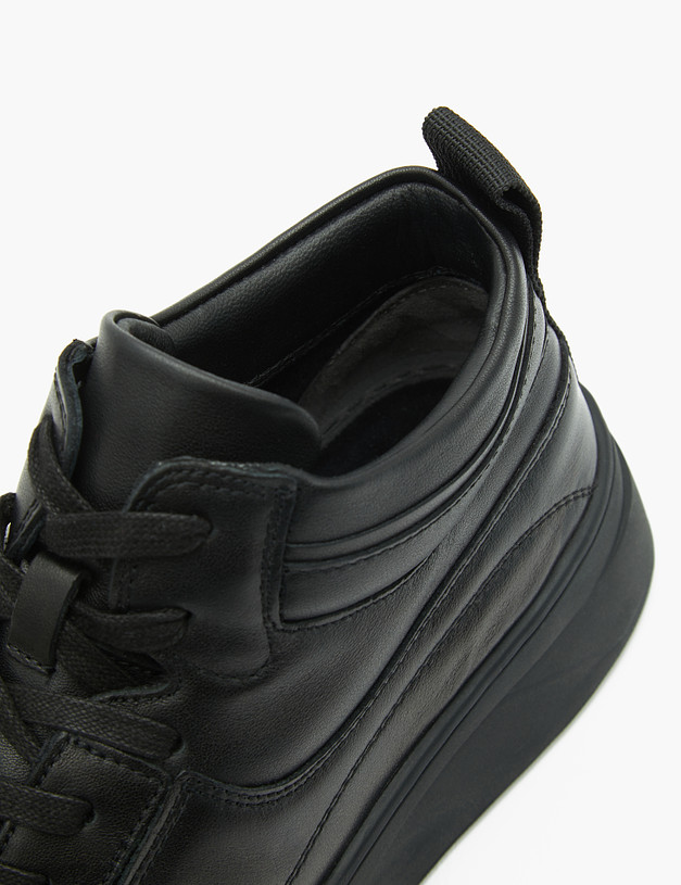Черные кожаные женские ботинки MASCOTTE 58-2264827-3100M | ракурс 6