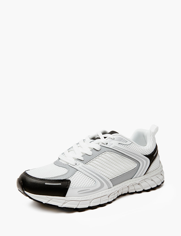 Белые мужские кроссовки MASCOTTE 158-410621-0201 | ракурс 3