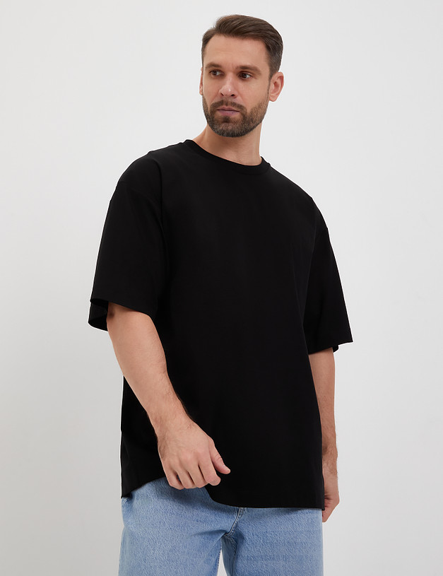 Черная мужская футболка MASCOTTE 888-4129-2602 | ракурс 1