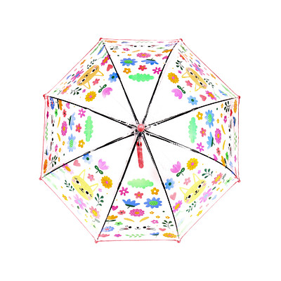 Зонт трость полуавтоматический детский ZENDEN YU-JY383-103, цвет мульти, размер ONE SIZE - фото 1