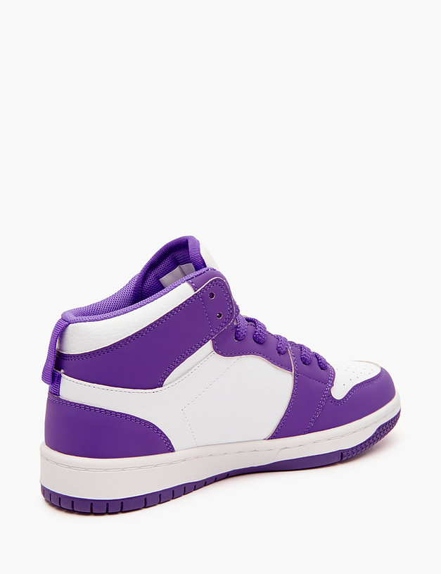 Фиолетовые высокие кроссовки для детей MASCOTTE 234-321921-0607 | ракурс 6