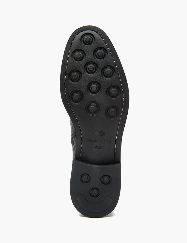 Черные мужские ботинки из кожи MASCOTTE 22-3290322-3128M | ракурс 5