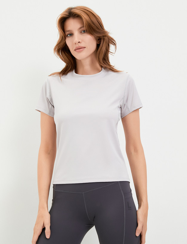 Сиреневая женская спортивная футболка MASCOTTE 234-3339-2407 | ракурс 1