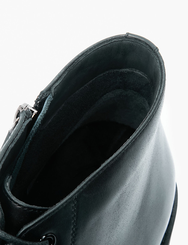 Черные кожаные мужские ботинки MASCOTTE 128-2221526-0102 | ракурс 6
