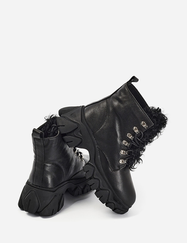 Черные женские ботинки MASCOTTE 234-123931-0602 | ракурс 8