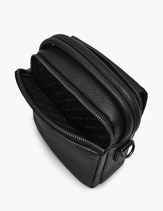 Черная мужская сумка-планшет MASCOTTE 602-3118-102 | ракурс 4