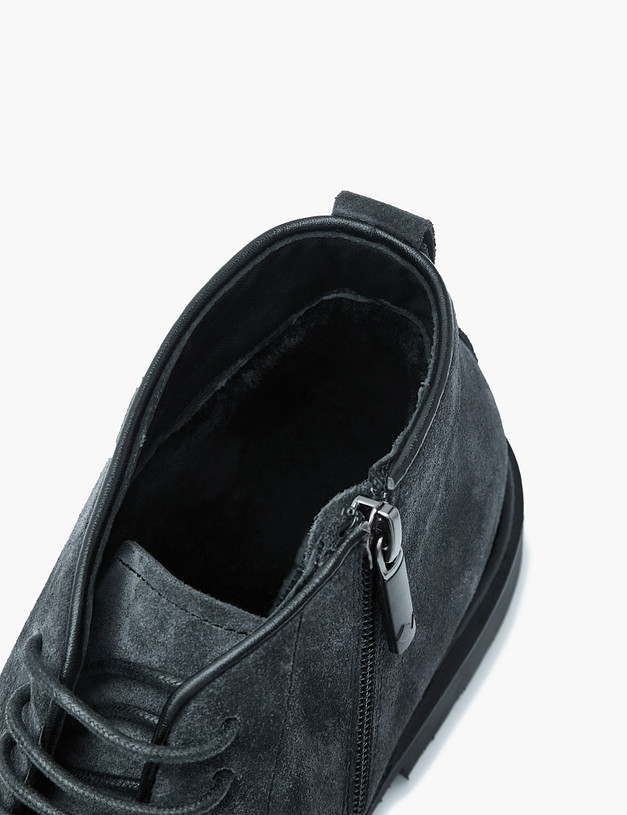 Серые мужские зимние ботинки MASCOTTE 128-324036-0203 | ракурс 6