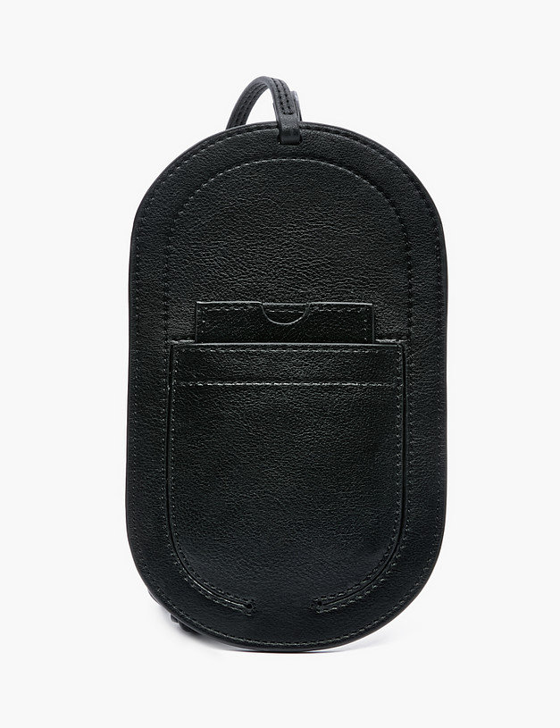 Черная женская сумка для мобильного MASCOTTE 660-2248-602 | ракурс 2