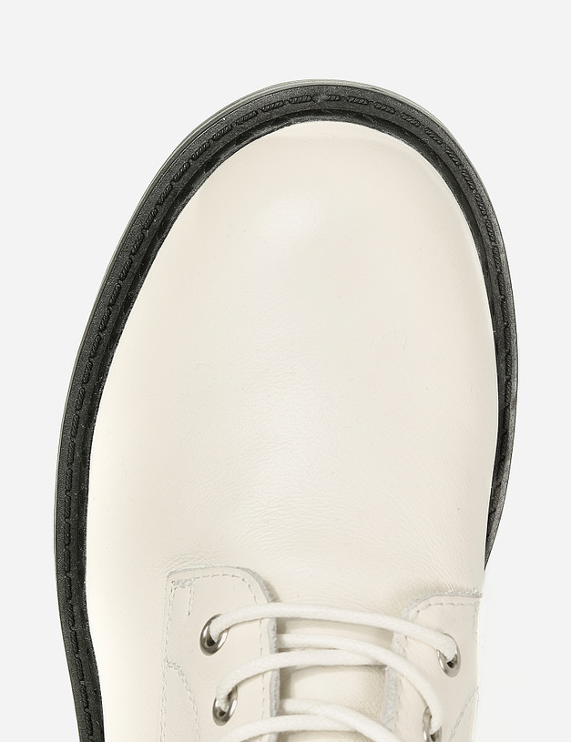 Белые женские ботинки MASCOTTE 58-122622-0101 | ракурс 6
