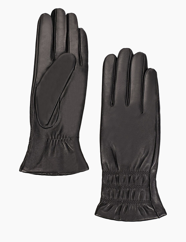 Черные женские перчатки MASCOTTE 709-1226-102 | ракурс 2