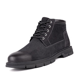 98-22MV-131SW Ботинки мужские и.кожа/и.мех черн, INSTREET