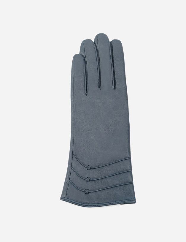 Серо-синие женские перчатки MASCOTTE 717-0206-0503 | ракурс 1