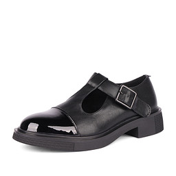 163-42WK-032ST Туфли женские и.кожа/текстиль черн, INSTREET