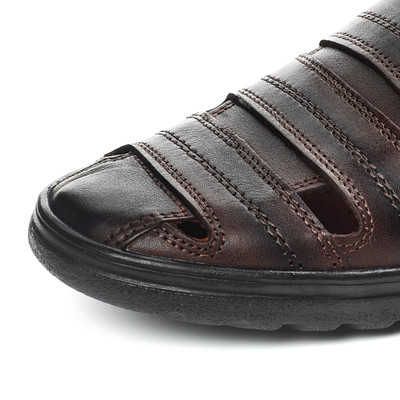Туфли летние мужские quattrocomforto 335-21MZ-013KK, цвет коричневый, размер 40 - фото 6