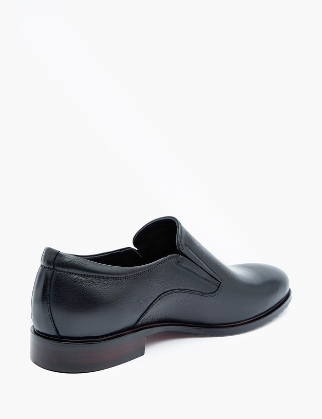 Черные мужские туфли из натуральной кожи MASCOTTE 175-311011-0102 | ракурс 4
