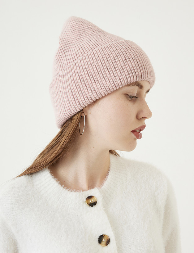 Розовая женская шапка MASCOTTE 781-1217-7506 | ракурс 1