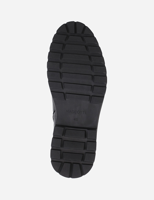 Черные зимние мужские ботинки MASCOTTE 128-123532-0102 | ракурс 5