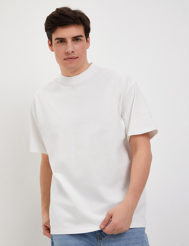 Белая мужская футболка MASCOTTE 889-4116-2601 | ракурс 3