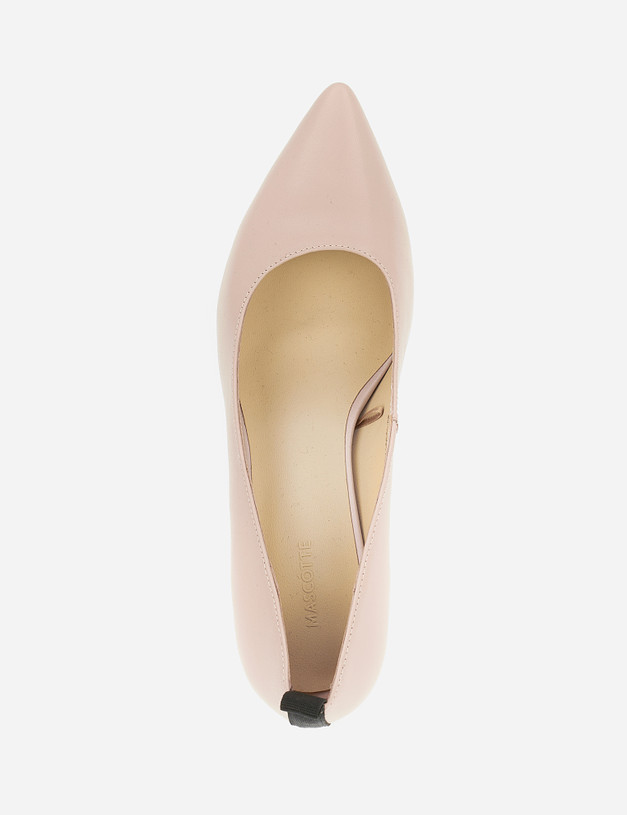 Розовые женские туфли на устойчивом каблуке MASCOTTE 99-123911-3583M | ракурс 6