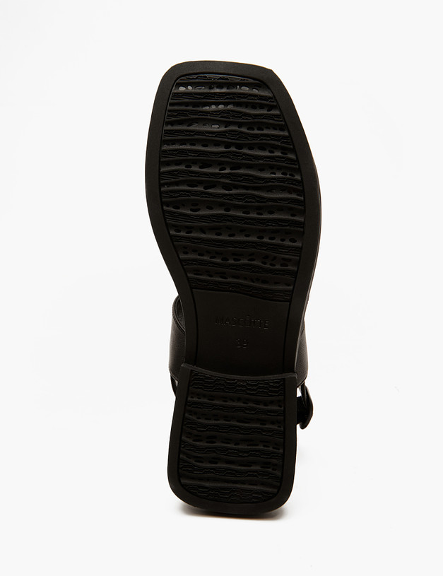 Черные женские сандалии из натуральной кожи MASCOTTE 94-410811-0502 | ракурс 5
